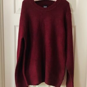 Lands end maroon sweater . Sz L